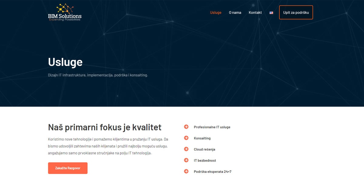 Usluge staro - Bim Solutions